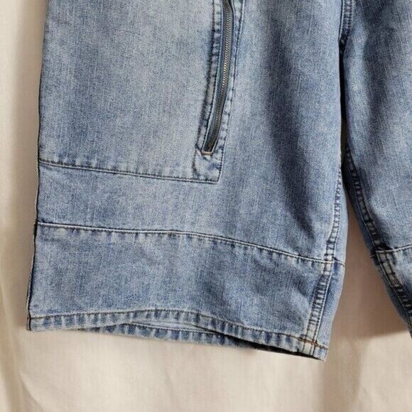 Brooklyn Xpress Shorts Skater Y2k 40 w/36 Waist Streetwear Blue grunge urban man - Picture 3 of 11